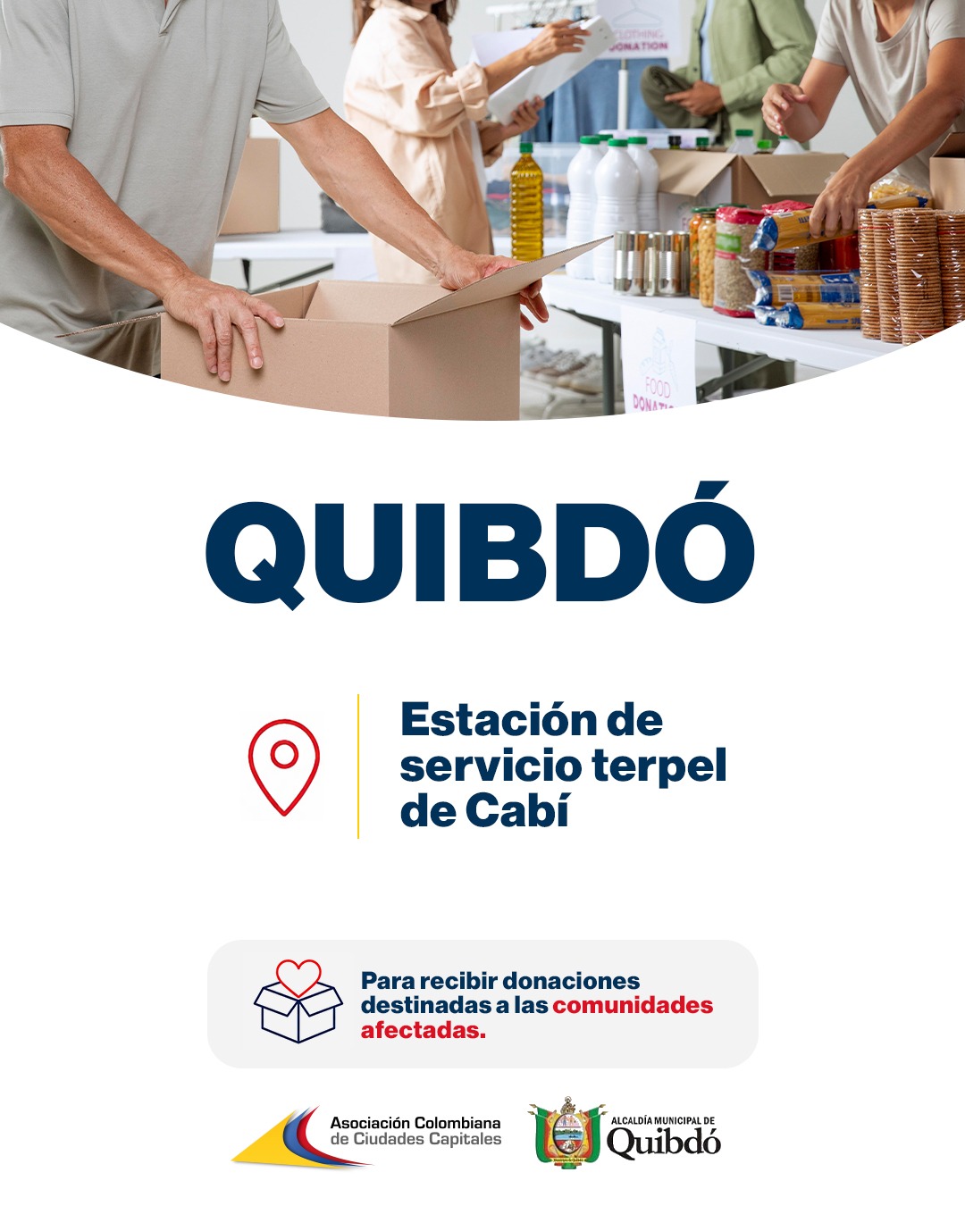 Centro de acopio en Quibdó