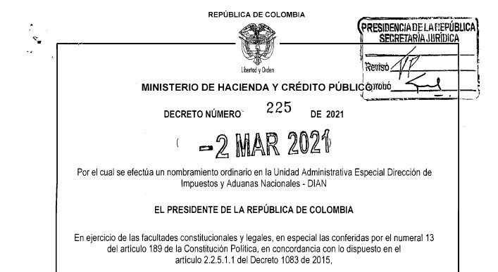 Decreto 225 del 2 de marzo de 2021