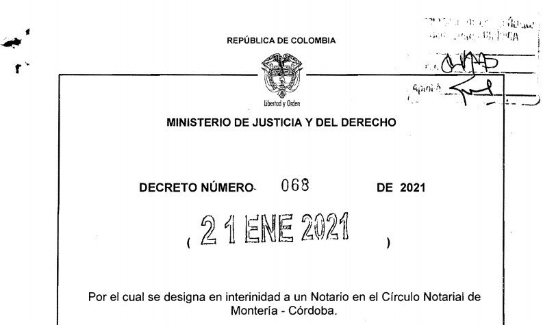 Decreto 068 del 21 de enero de 2021