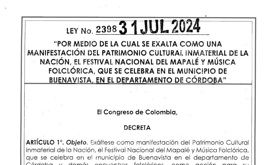 LEY 2398 DEL 31 DE JULIO DE 2024